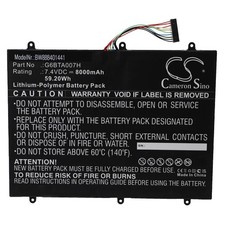 Batterie pour Wacom Cintiq Companion 2 DTH-W1300 8000mAh 7,4V