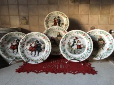 Christmas Noel 6 Assiettes