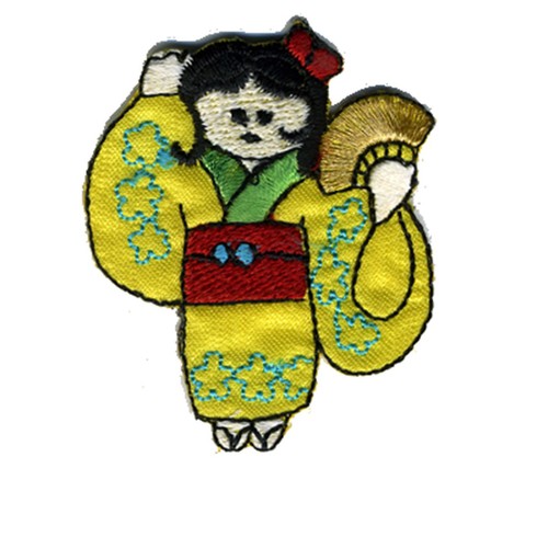 Patch ecusson geisha - -,