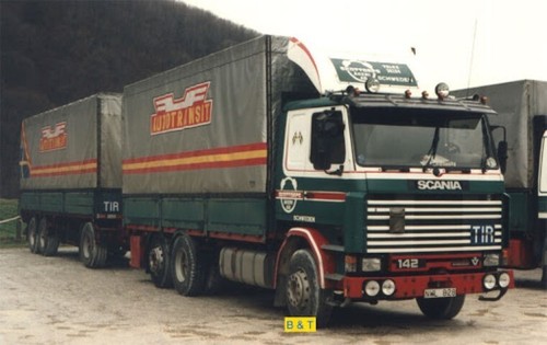 Tekno 82089 scania 142 camion - scania,