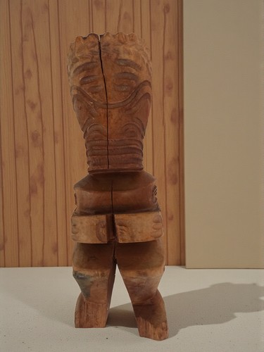 Statuette tiki vintage - vintage, bois