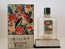 Oeillet, L.T. Piver, petit flacon ancien dans son coffret, années 1940