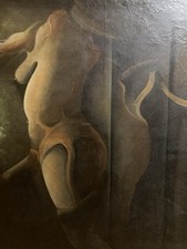Belle peinture huile sur toile - belle,