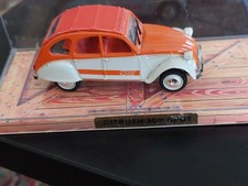 Citroën 2CV  "Spot" 1976 blanche et orange Norev échelle 1/43