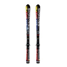 Ski occasion junior Salomon Equipe T + fixations