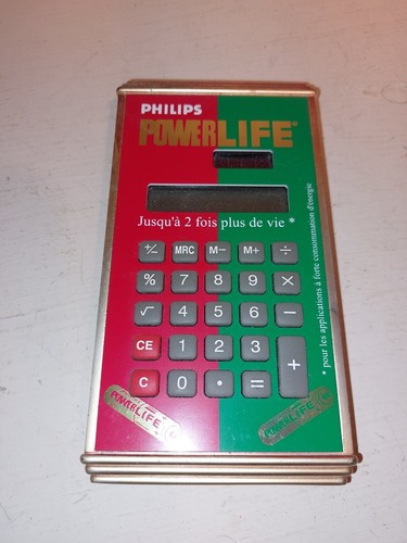 Ancienne calculatrice philips - calculatrice,