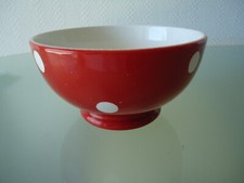 BOL PORCELAINE CONFETTI ROUGE BLANC LONGCHAMP
