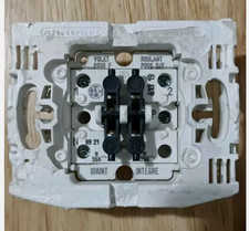 Arnould série 2001 Lumière Appareillage Seul Volet Roulant Poussoir blanc 61319