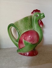 Ancien pichet poule, coq Saint Clément 