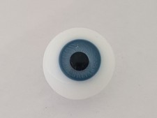 Oeil Bleu de poupée ancien en verre (réf14.4) - œil - Antique Glass Doll Eye