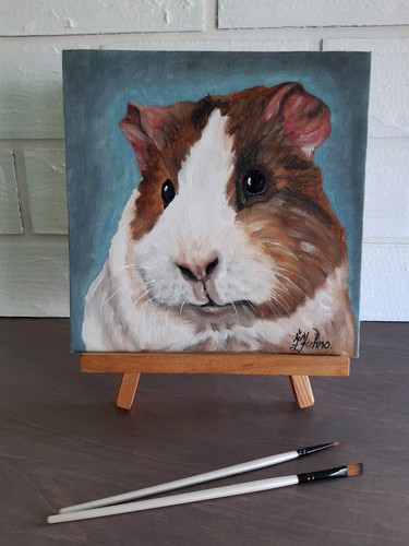 Cochon inde peinture - d'inde,