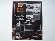 Catalogue, brochure, camion, truck, Sleeper AERO, couchette cabine, américain