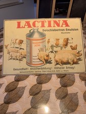 Rare Grand Carton Publicitaire