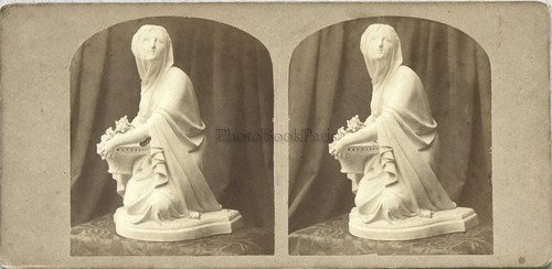 Sculpture the veiled vestal - veiled,