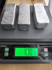 Lingots D'aluminium PUR Coulés à la Main ( 1kg007 ) fabriqué en France 