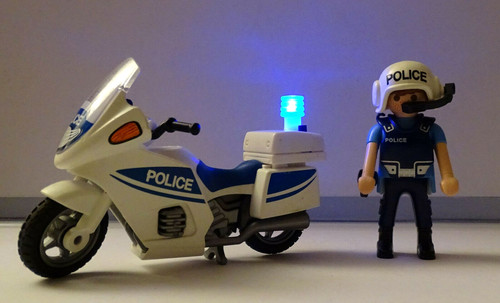 Playmobil moto police - moto, +