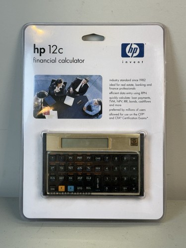 12c financial calculator - hp,
