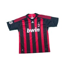 Maillot football vintage AC Milan #80 Ronaldinho domicile saison 2008-2009