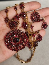 Coffret Parure en grenats