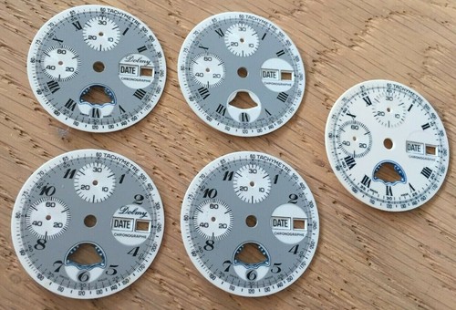 5pc watch dial for - watch, valjoux