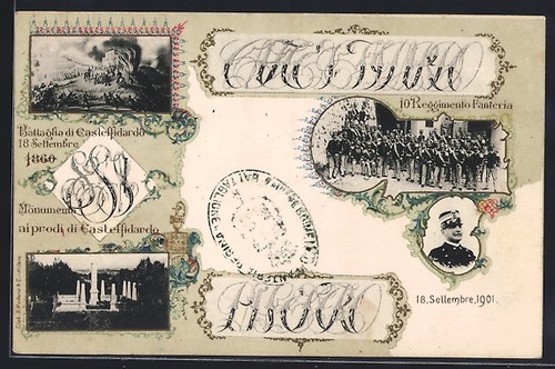 Carte postale reggimento - carte,