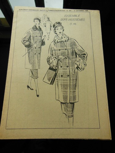 Patron ancien femme