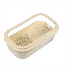 Aquarium tortue avec plateforme, filtre et anti-évasion