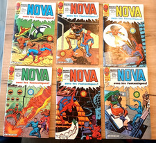 lot de 6  BD NOVA n°  47.48.49.50.51.52  LUG en EO les 4 fantastiques 1982 TTBE