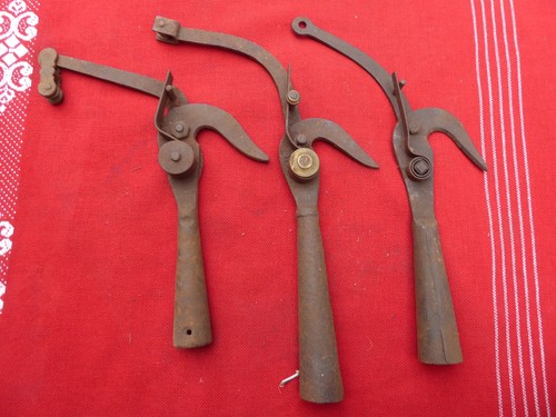 Lot echenilloir à ressort - lot, :