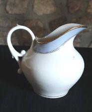 POT A LAIT PORCELAINE BLANCHE ET BLEUE LISERET OR NAPOLÉON III