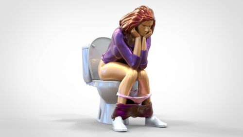 Woman toilet 1 - on, 1:87
