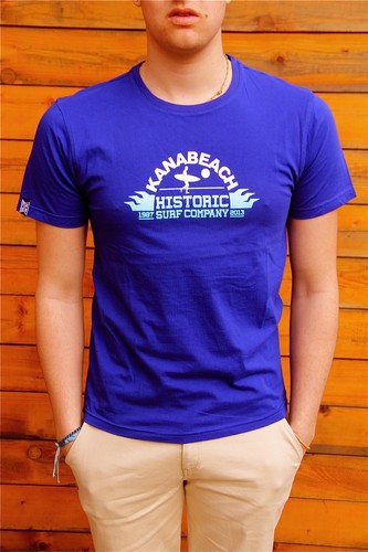 Tee shirt bleu - tee, kanabeach