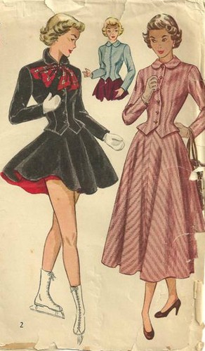 1948 vintage couture motif b29 - 1948,