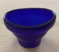 ANCIEN RINCE OEIL EN VERRE BLEU COBALT « OPTREX GARDE LA VUE »,B