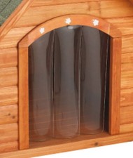 Porte en plastique flexible pour chenil de chien modèle Chalet Croci 