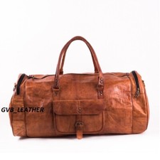 Homme Cuir Duffel Voyage