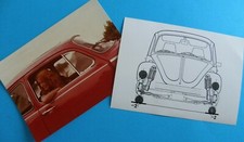 2 photos presse VOLKSWAGEN VW 1303 coccinelle / format moyen /// 235