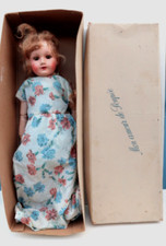 SFBJ Mon Amour de Poupée 50Cm toute d'Origine + Boite Originale 1920-30 Jumeau