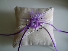 Coussin pour Alliances Violet