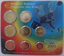 Euro, Espagne, coffret