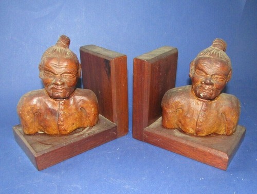 Serre livres faience - faience, bois