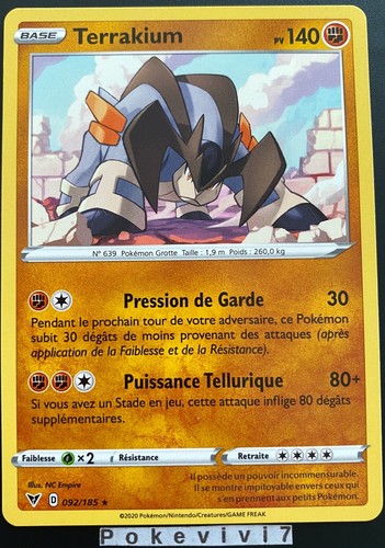 Carte pokemon terrakium - carte,