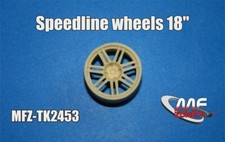 PIECES RESINE JANTES 1/24 SPEEDLINE WHEELS 7 RAYONS / 4 ECROUS 18" - TK2453