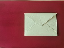 LOUIS VUITTON - POCHETTE - KIRIGAMI - CUIR EPI  BLANC CASSé - NEUF - AUTHENTIQUE