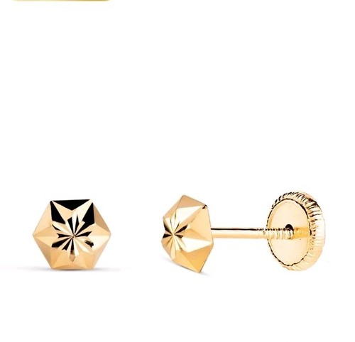 Boucles oreilles or - or, 18k