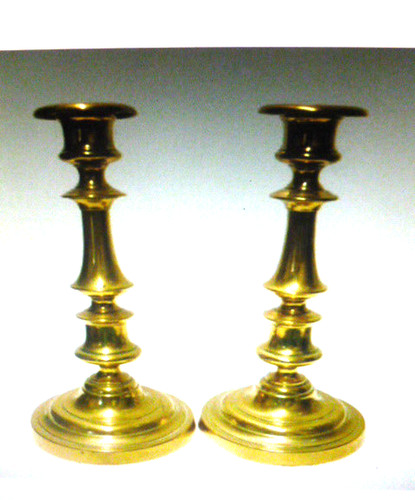 Bougeoirs laiton xix - bougeoirs,
