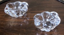 Paire salerons cristal - -,