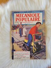 REVUE "MÉCANIQUE POPULAIRE" JANVIER 1957 Numéro 128