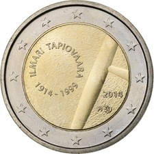 [#1220975] Finland, 2 Euro, Ilmari Tapiovaara, 2014, Vantaa, Bi-Metallic, MS