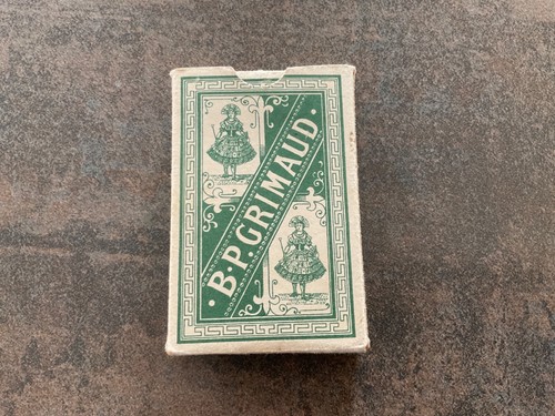 Ancien jeu carte p - jeu, carte,b.p